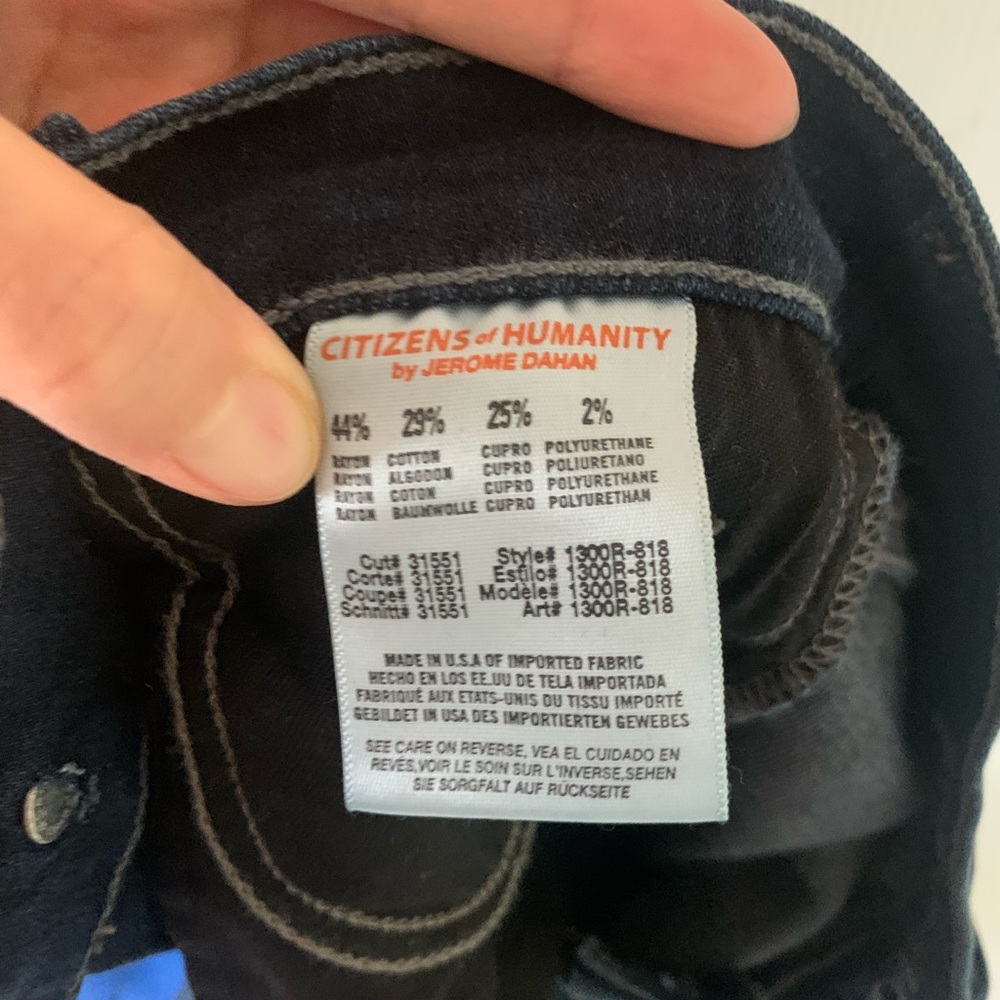 Citizens of Humanity Avedon Skinny Jeans Sz 26 - Picture 8 of 8